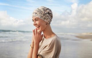 Femme portant un bonnet Christine