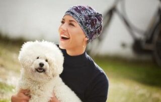 Femme portant un bonnet Christine