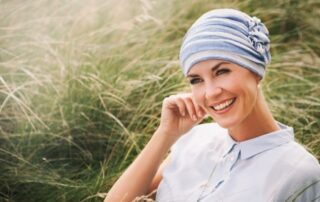 Femme portant un bonnet Christine