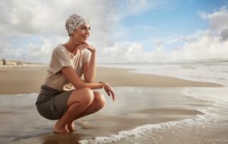 Femme portant un bonnet Christine